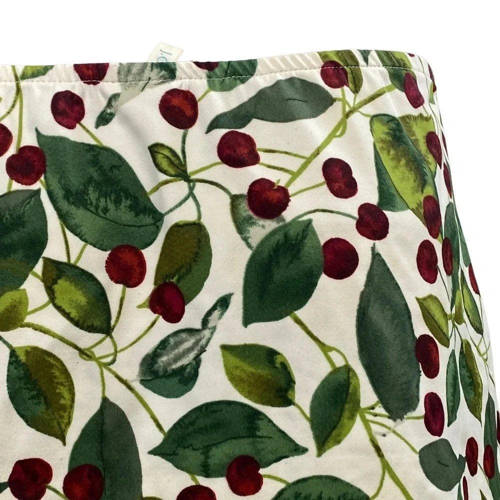 J Crew Cherry Print Mini Skirt